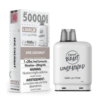 Level X Ultra Epic Coconut 50k 20mg Level X Ultra Epic Coconut 50k 20mg